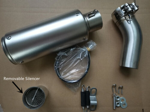Slip For KAWASAKI NINJA ZX-4RR ZX-4R Exhaust Tips 51mm Muffler Mid Link Pipe New - Bild 5 von 5
