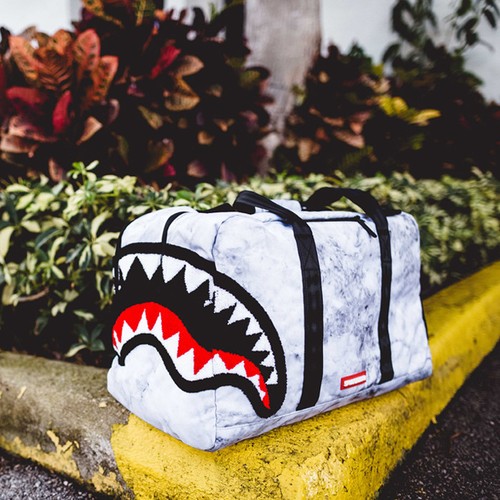 Brand New SPRAYGROUND Chenille White 