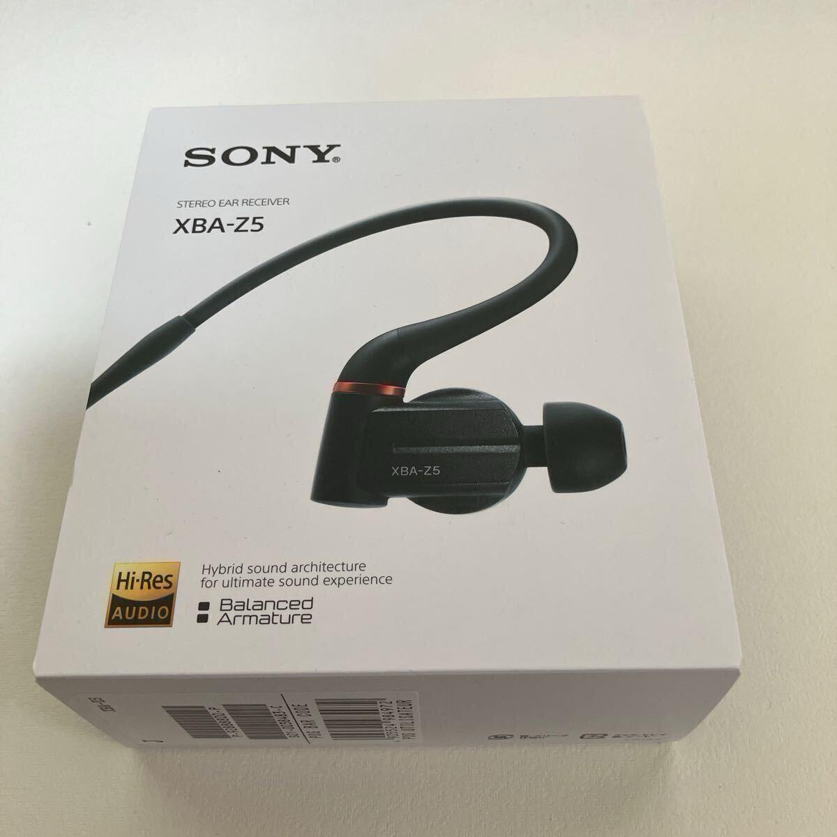SONY Earphone XBA-Z5 Black Inner Ear Receiver High SONY Earphone XBA-Z5 Black Inner Ear Receiver High