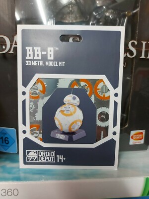 Star Wars BB-8 Droid 3D Metall Modellbausatz Droid Depot Galaxy's Edge Neu