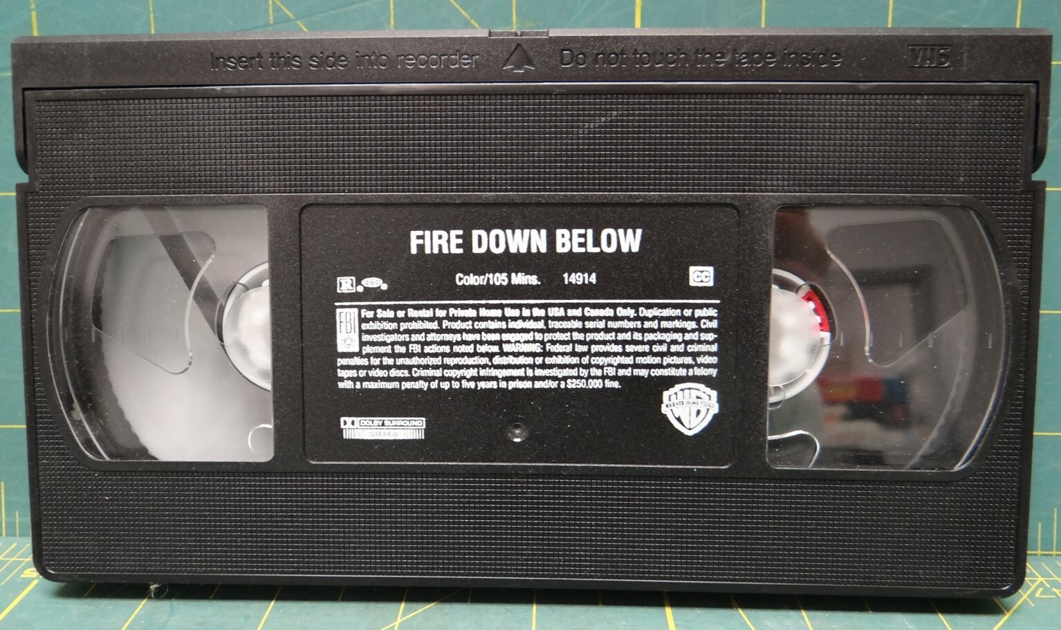 VHS Lot of 3 Action Tapes Flight of the Intruder, Navy Seals, Fire Down