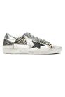 Golden Goose Super Star Black Glitter Star Patchwork Sneaker- Sz. 36 Retail $600