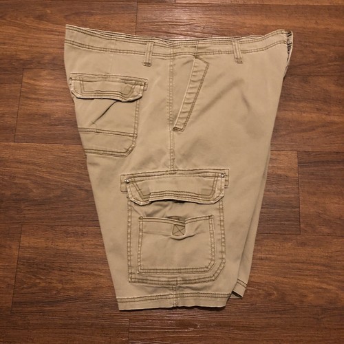 UNIONBAY Pantaloncini Cargo Baggy Loose Y2K Beige Uomo Taglia 42 - Foto 4 di 13