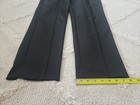 Particular Size 8 Black Straight Leg Zip Dress Pants Slacks Trousers With Slits — photo 6