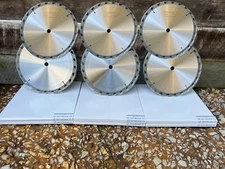6 pack of NEW 10 inch x 24 carbide-tooth steel table saw blades, FREE SHIPPING