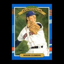 Roger Clemens 1990 Diamond Kings Boston Red Sox #9 R327R 2