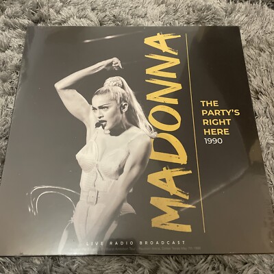 Madonna - The Party s Right Here 1990 Live Vinyl Album New & Sealed