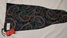 Small 1/8 - 1/16 Violin Dust Cover Bag By Baba NWT Purple Black Green Paisley