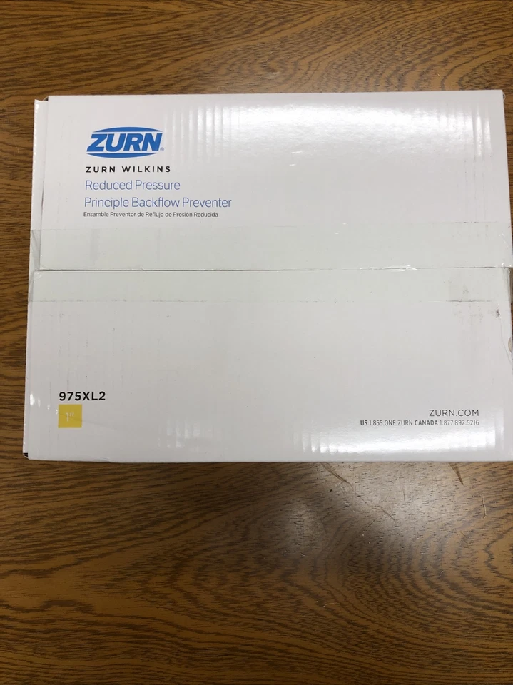 Zurn Wilkins 1-975XL2 1" Reduced Pressure Zone Backflow Preventer Lead-Free NEW - Image 2 of 4