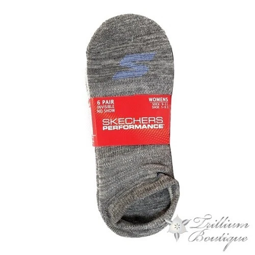 Skechers® Performance Mujer 6 Pares Calcetines No Show “Invisible~ Soporte para Arco” Foto 2 de 4