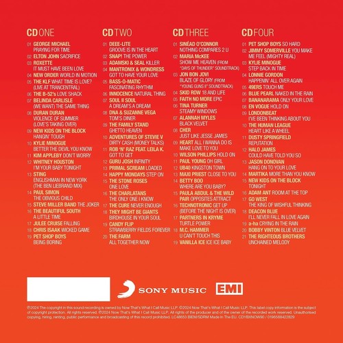 Now Yearbook 1990 Special Edition Box Set - 4 CD's & 1990 Extra - New & Sealed - Foto 2 di 3