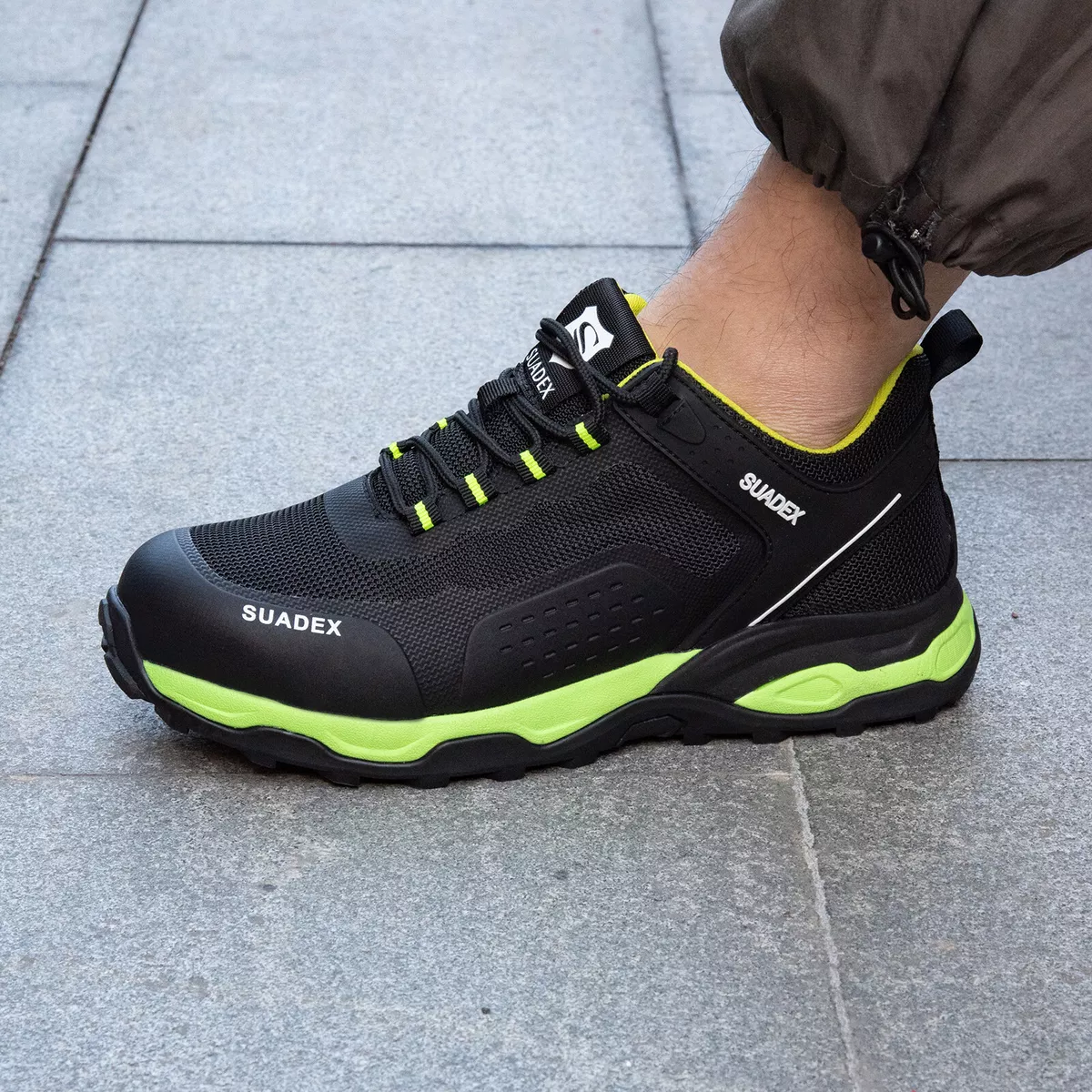 SUADEEX scarpe antinfortunistiche leggere con cappuccio in acciaio scarpe da lav