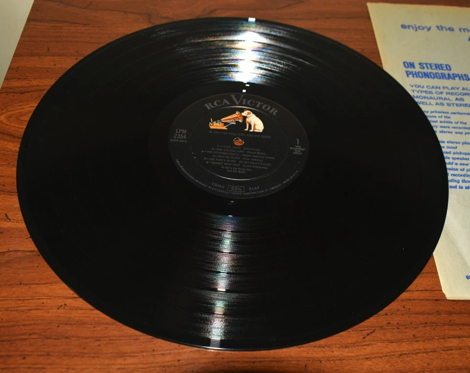 Vintage Al He's The King Hirt and His Band Vinyl Record Album LP RCA Victor LPM Foto 2 de 4