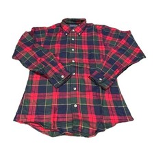Camisa De Colección The Madison Shop Niños Niño Talla 14 Franela Cuadros Abotonada EE. UU.