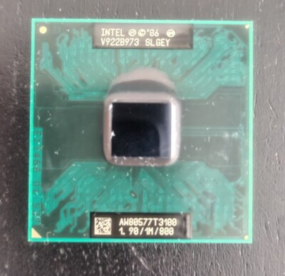 Intel Celeron T3100 1.90/1M/800 SLGEY Processor CPU for Dual Notebook