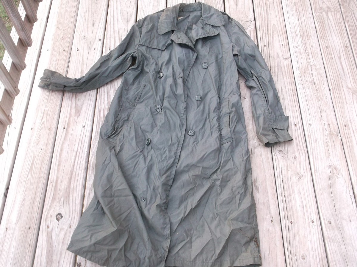 US ARMY 1967 VIETNAM ERA MAN'S RAINCOAT AG 274 SIZE 36L | eBay