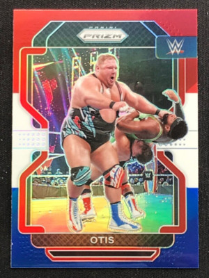 Otis #179 2022 PANINI WWE PRIZM - RED WHITE BLUE PARALLEL SP