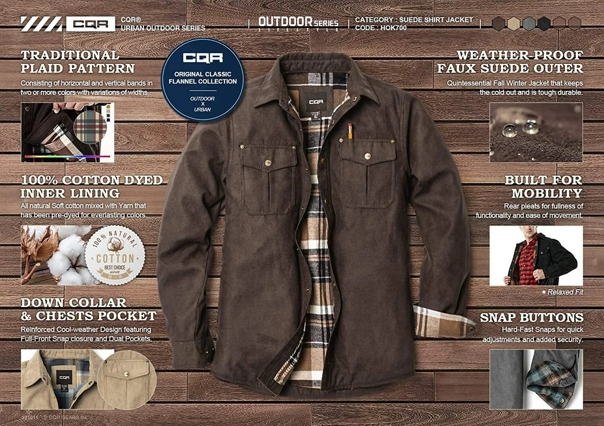 Journeyman flannel lined clearance rugged shirt jacket