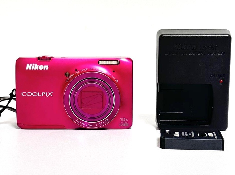 Nikon COOLPIX S6300 赤 デジタルカメラ 【公式通販】