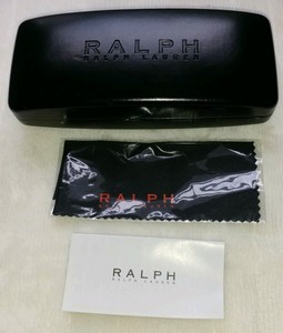 Polo-Ralph-Lauren-Black-Eyeglass-Sunglasses-Hard-Case-Protective-Cleaning-Cloth