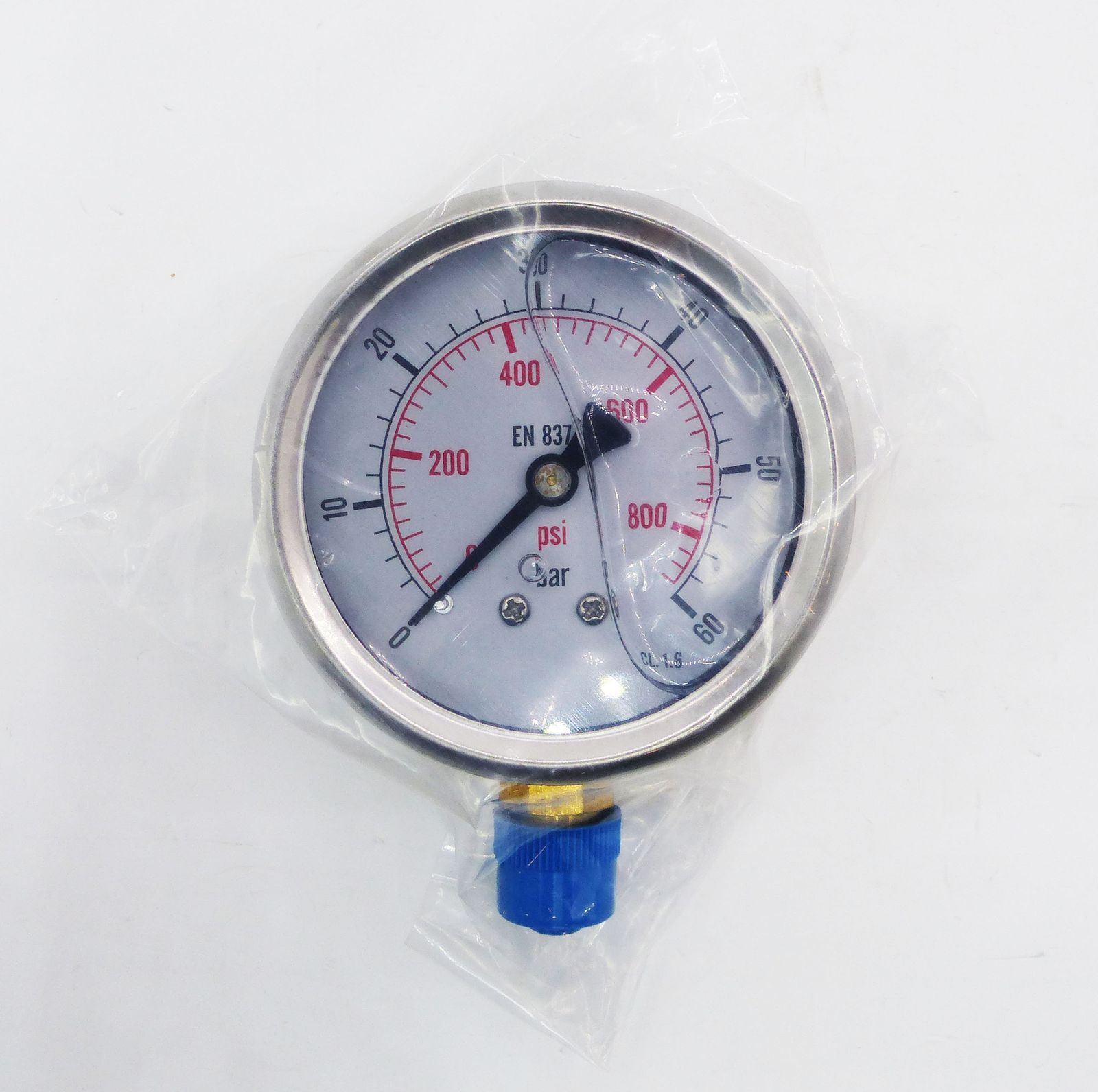 GlycerinManometer senkrecht MS 6063 MS6063 GLY CRE 0 60 Bar 63mm