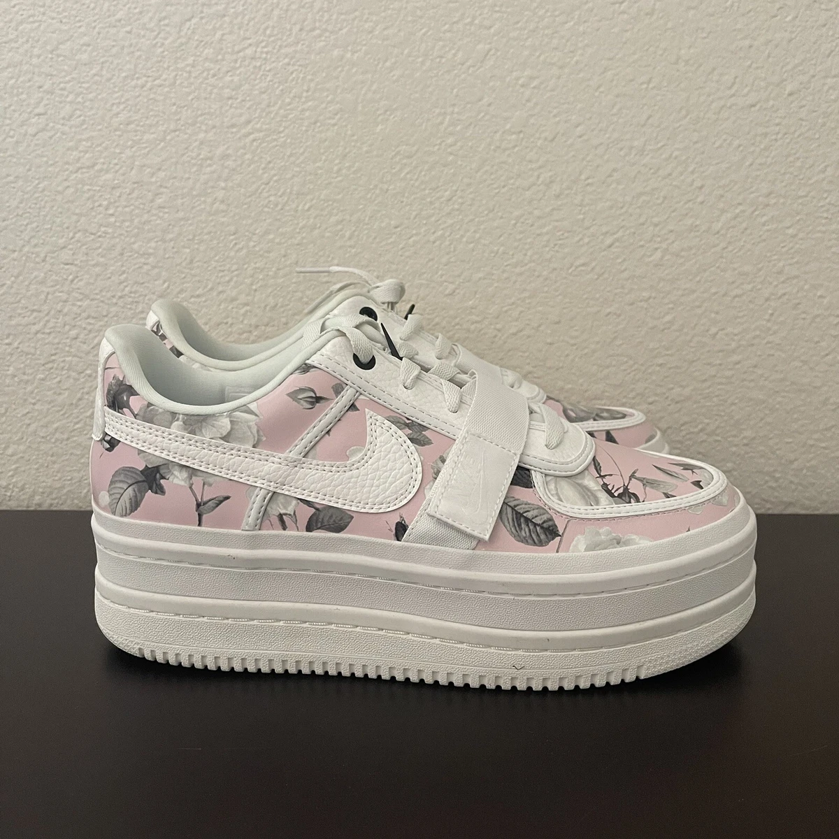 desagradable Oblongo lobo Nike Vandal 2K LX Floral White Pink Women's 11 Platform Shoes AQ7892-100 No  Lid | eBay