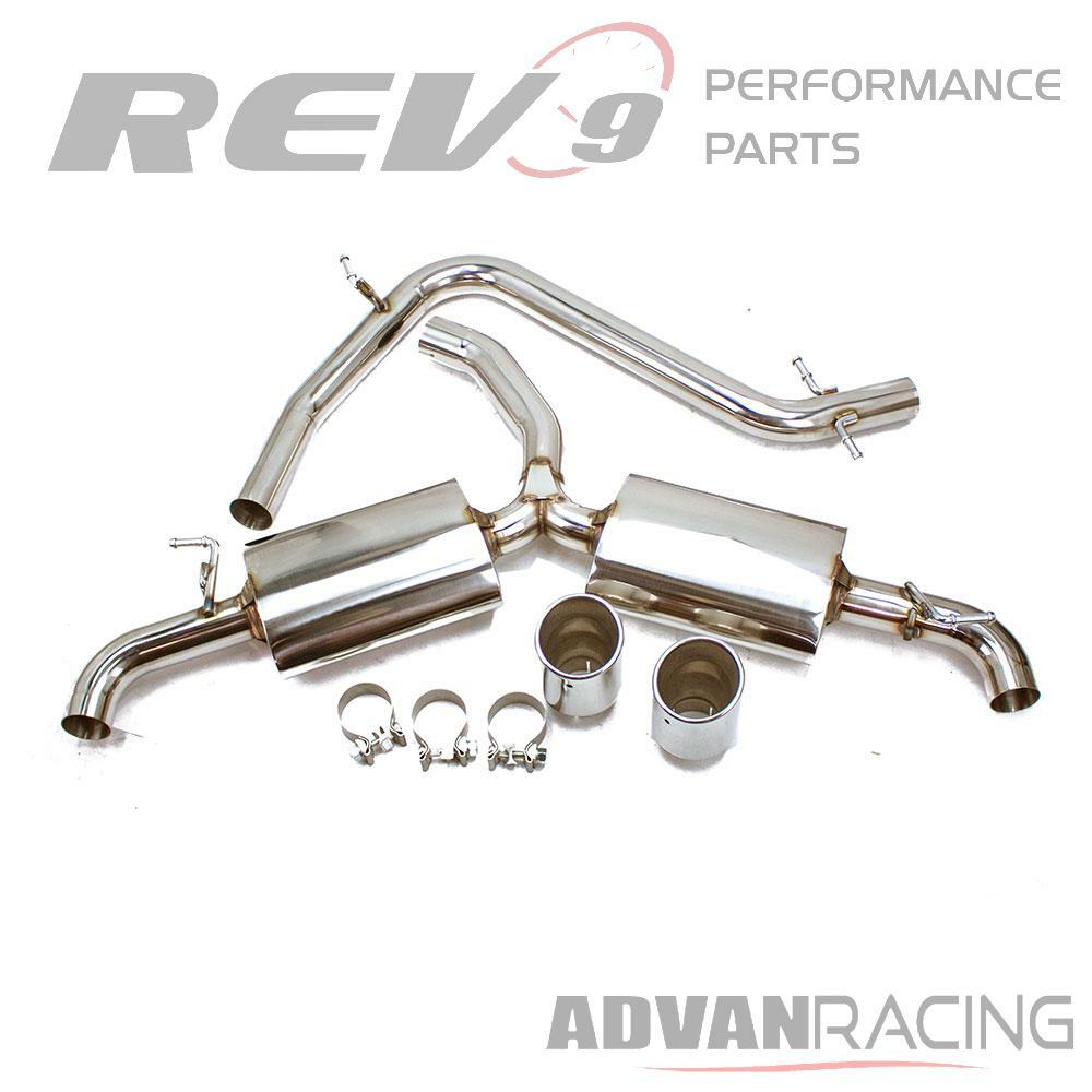 Rev9 Stainless Cat-back Sport Muffler Exhaust Kit fits Volkswagen GTI MK6 09-...