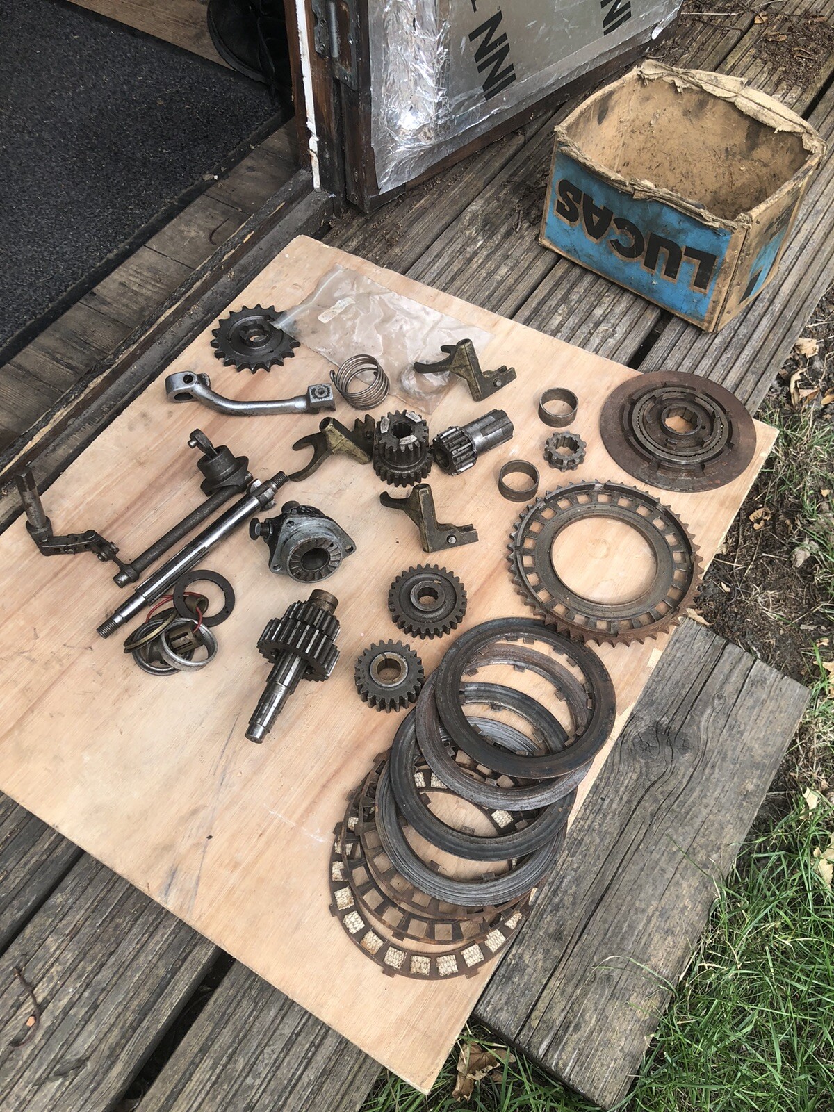 Velocette Venom Gearbox and Clutch Parts Job Lot eBay