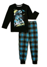 NWT 2-Piece Boys 14-16 Pajama Set Long Sleeve  Fleece Jogger Pants Pajamas