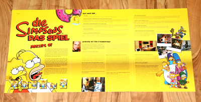 The Simpsons Game PS2 Xbox 360 NDS Very Rare Poster 60x30cm | eBay