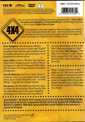 Royal Canadian Air Farce 4x4 CBC Comedy DVD for sale online