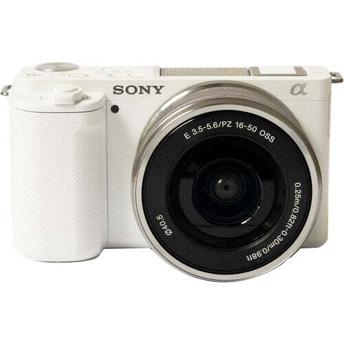 お値下げ。SONY ZV-E10Y white Sony Alpha ZV-E10 24.2MP Mirrorless Camera - White (E PZ 16