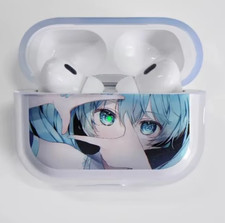 Anime Hatsune Miku Transparent Case Apple Airpods Pro Gen 2 3 cute kawaii music