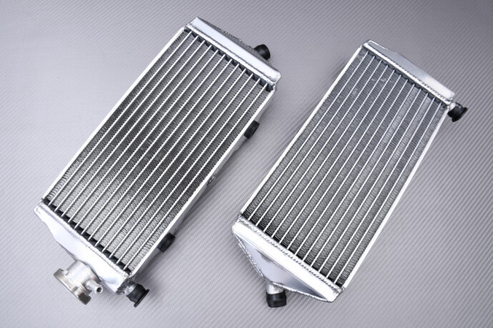 Radiateur moto Sherco 250 SE-R Racing en aluminium renforcé pour enduro