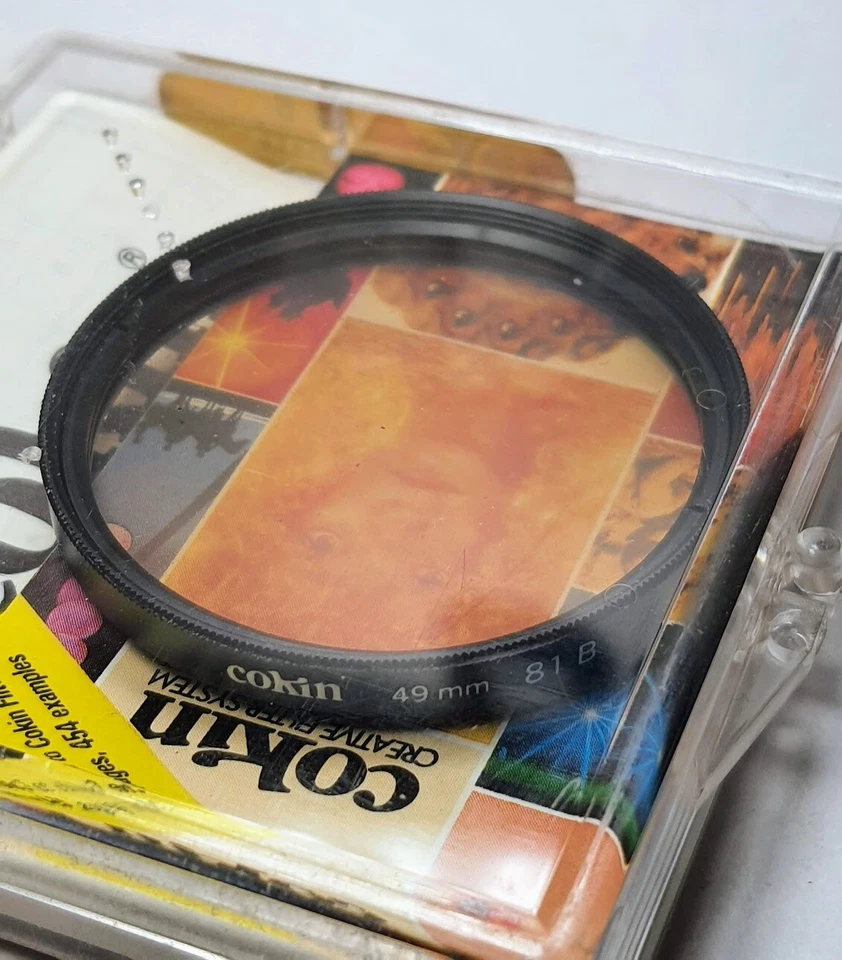 Genuine Cokin 46mm 81B 81-B 81 B Color Warming Glass Lens Filter 46 mm Warm tone - Image 2 of 4
