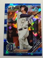 ANDRE LIPCIUS 2019 BOWMAN CHROME 1ST BLUE SAPPHIRE PROSPECT 