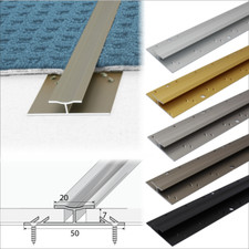 3m   Dual Edge Carpet Profile,Door Bar Trim - Gold/Silver/Shampagne/Black