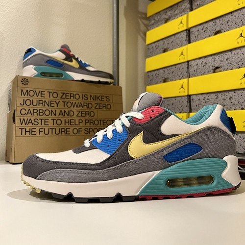 Nike Air Max 90 Air Sprung Iron Grey Multicolor DM8171-001 NEW Menâs Sizes 11-13 | eBay