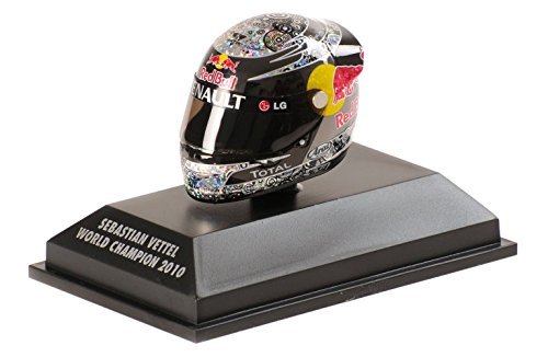 MIN381100105 CASCO ARAI HELMET F1 RED BULL GP ABU DHABI 2010 S. VETTEL 1:8  | eBay