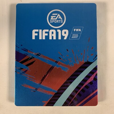 FIFA 19 Steelbook Case with FIFA 18 Disc PS4 Xbox One EA Sports Collectible