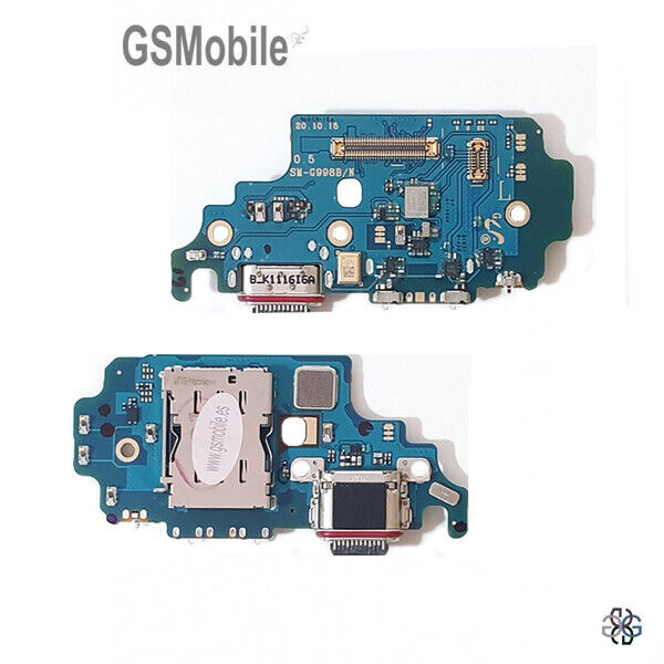 Modulo Conector Carga Charging Port Samsung S21 Ultra 5G Galaxy G998B Original