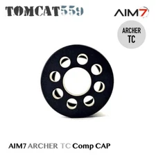 AIM7 ARCHER Modular Comp End Cap ARCHER-TC CNC High-Quality Aluminum Black