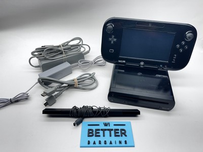 Nintendo Wii U Black 32GB Console Handheld System Complete W Tablet Controller