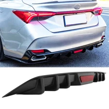 Car Rear Bumper Diffuser Lip Splitter Spoiler Body Kit For Toyota Avalon Sedan