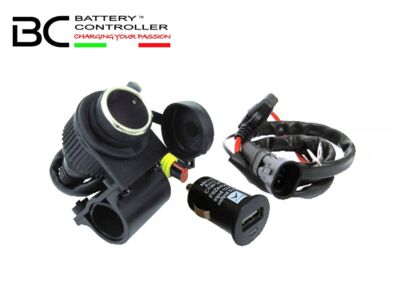 BATTERY CHARGER + USB BC BATTERY CONTROLLER 12V