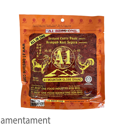 Malaysia A1 Best One Instant Curry Paste (Meat)/Curry Rendang | eBay