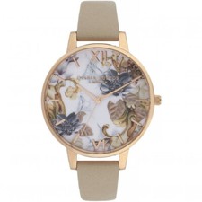 OLIVIA BURTON MARBLE FLORALS STRAP WATCH - OB16CS17