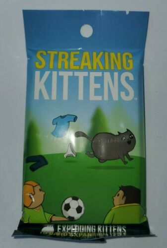 Streaking Kittens Exploding Kittens  - 15 Card - Second Expansion Pack Game NEW