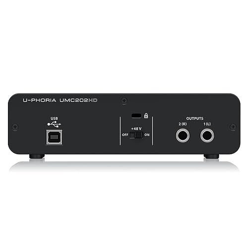 Behringer U-Phoria UMC202HD 2-Channel USB Audio Interface for sale