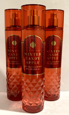 3 Bath Body Works Fine Fragrance Mist Body Spray - WINTER CANDY APPLE - 8 oz